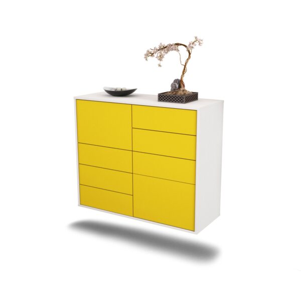 Sideboard Paradise, Gelb, hängend (92x79x35cm)