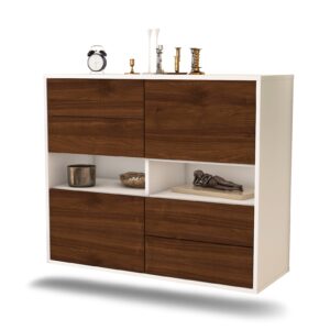 Sideboard Oxnard, Walnuss, hängend (92x79x35cm)