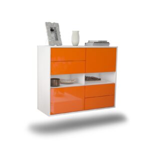 Sideboard Oxnard, Orange, hängend (92x79x35cm)