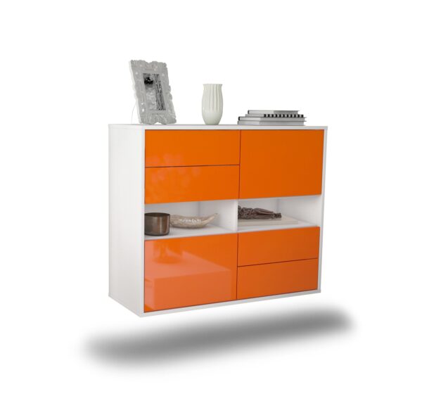 Sideboard Oxnard, Orange, hängend (92x79x35cm)