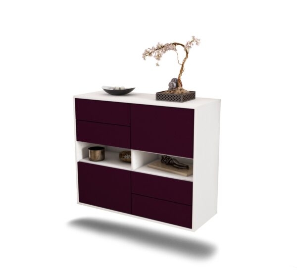 Sideboard Oxnard, Lila, hängend (92x79x35cm)