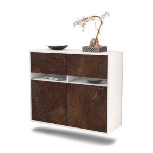 Sideboard Fort Lauderdale, Rost, hängend (92x79x35cm)