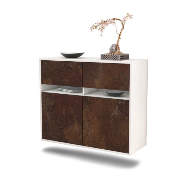 Sideboard Fort Lauderdale, Rost, hängend (92x79x35cm)
