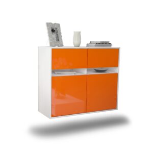 Sideboard Fort Lauderdale, Orange, hängend (92x79x35cm)