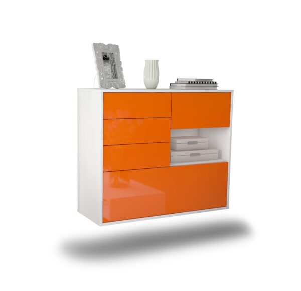 Sideboard Knoxville, Orange, hängend (92x79x35cm)