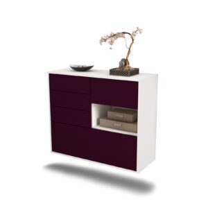 Sideboard Knoxville, Lila, hängend (92x79x35cm)
