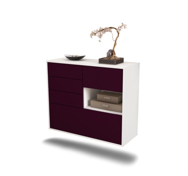 Sideboard Knoxville, Lila, hängend (92x79x35cm)