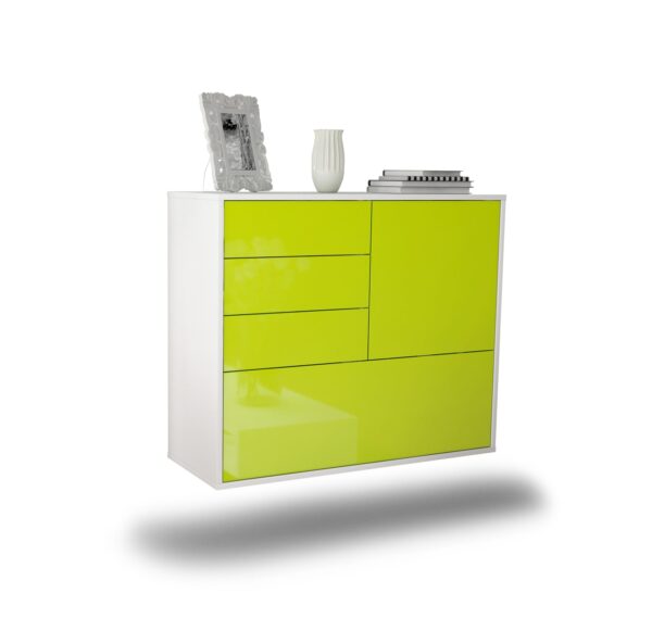 Sideboard Fontana, Grün, hängend (92x79x35cm)
