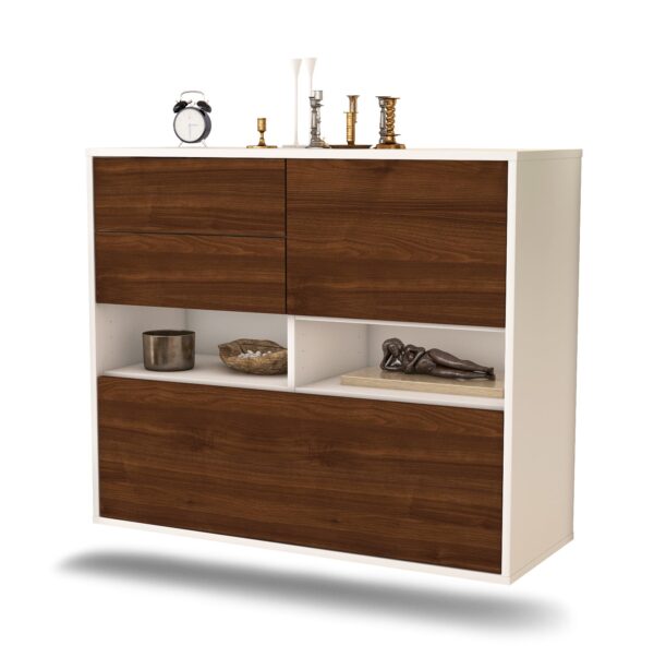 Sideboard Salt Lake City, Walnuss, hängend (92x79x35cm)