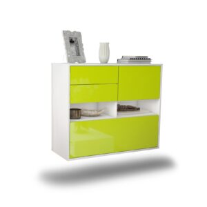 Sideboard Salt Lake City, Grün, hängend (92x79x35cm)