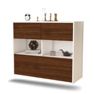 Sideboard Newport News, Walnuss, hängend (92x79x35cm)