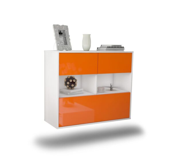 Sideboard Newport News, Orange, hängend (92x79x35cm)