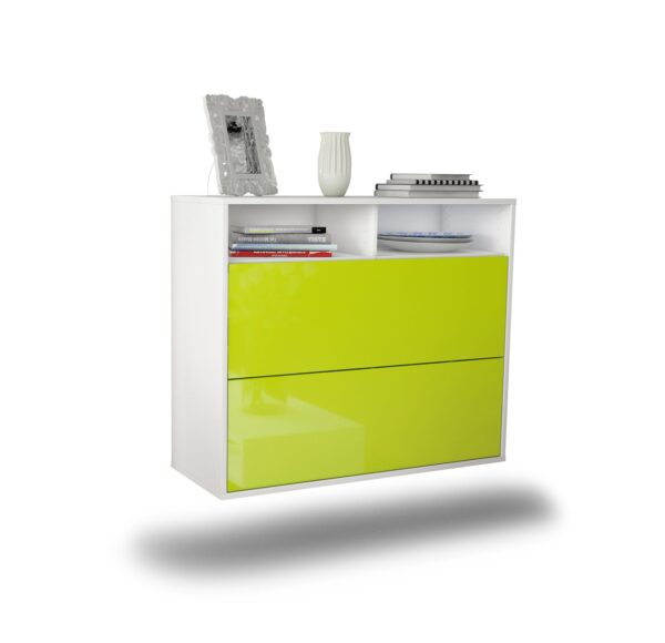 Sideboard Spring Valley, Grün, hängend (92x79x35cm)