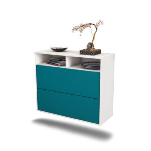 Sideboard Spring Valley, Türkis, hängend (92x79x35cm)