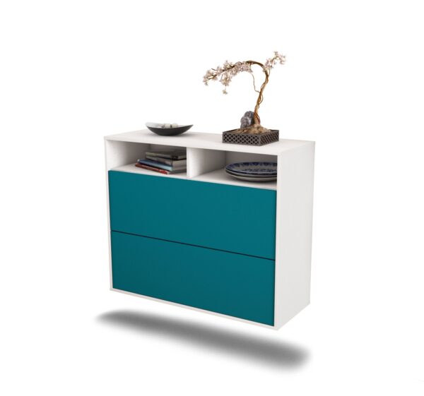 Sideboard Spring Valley, Türkis, hängend (92x79x35cm)