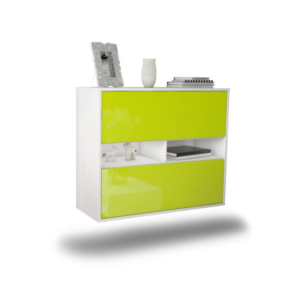 Sideboard Jackson, Grün, hängend (92x79x35cm)