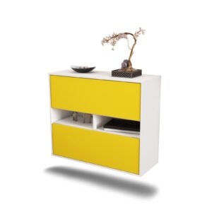 Sideboard Jackson, Gelb, hängend (92x79x35cm)