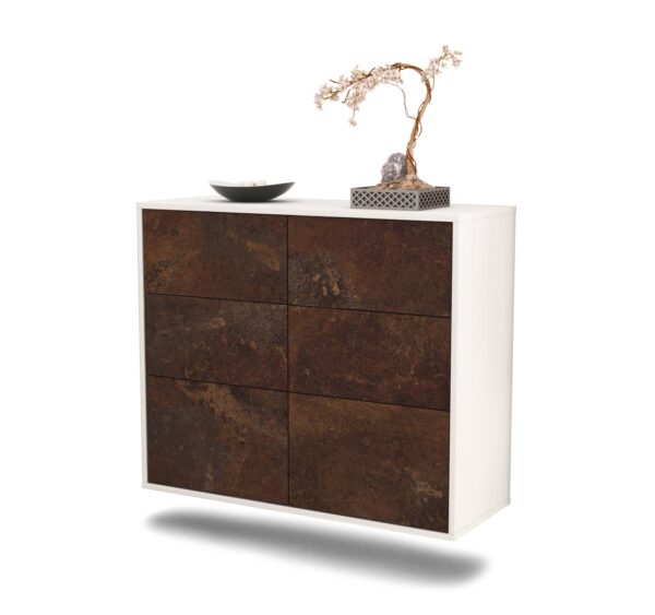 Sideboard Tempe, Rost, hängend (92x79x35cm)
