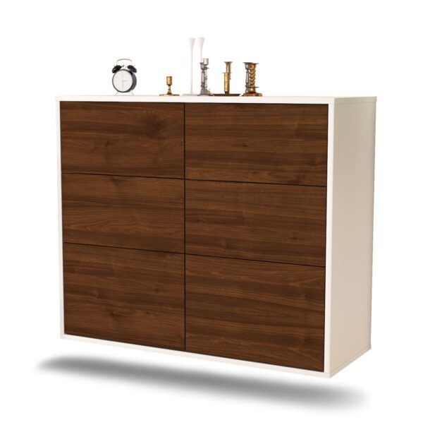 Sideboard Tempe, Walnuss, hängend (92x79x35cm)