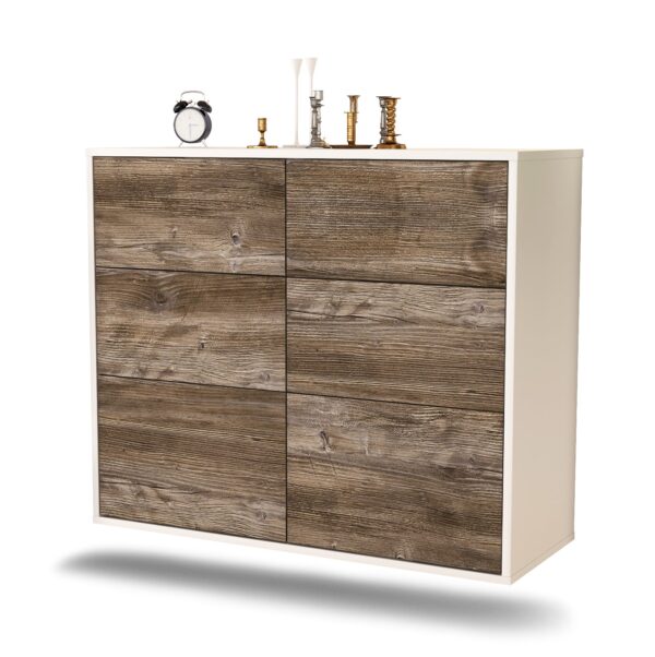 Sideboard Tempe, Treibholz, hängend (92x79x35cm)