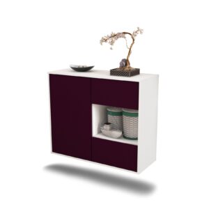 Sideboard Brownsville, Lila, hängend (92x79x35cm)