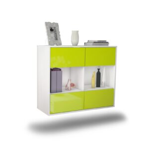 Sideboard Providence, Grün, hängend (92x79x35cm)