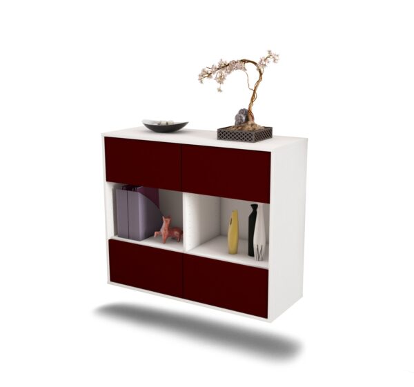 Sideboard Providence, Bordeaux, hängend (92x79x35cm)