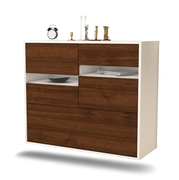 Sideboard Fayetteville, Walnuss, hängend (92x79x35cm)