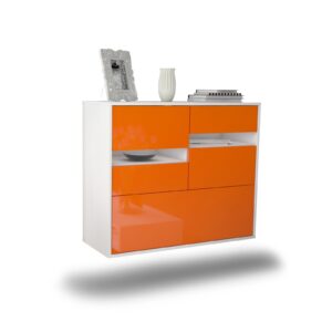 Sideboard Fayetteville, Orange, hängend (92x79x35cm)