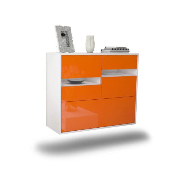 Sideboard Fayetteville, Orange, hängend (92x79x35cm)
