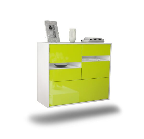 Sideboard Fayetteville, Grün, hängend (92x79x35cm)