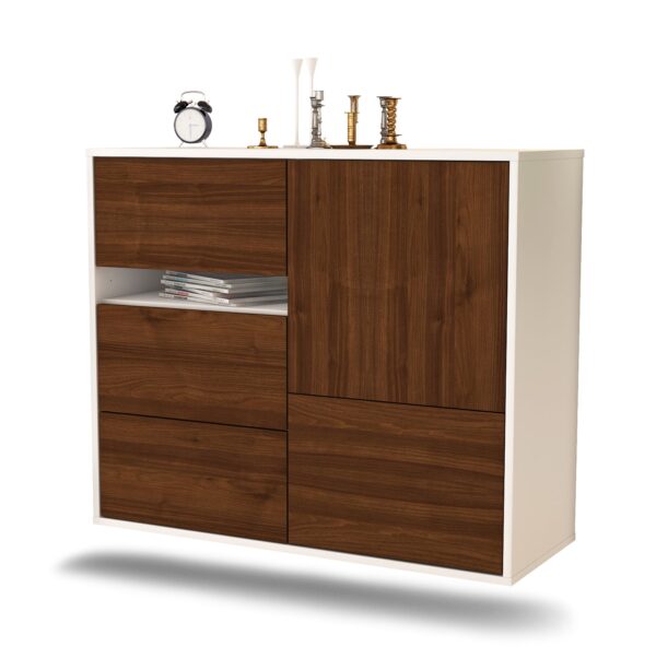 Sideboard Ontario, Walnuss, hängend (92x79x35cm)