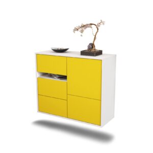 Sideboard Ontario, Gelb, hängend (92x79x35cm)