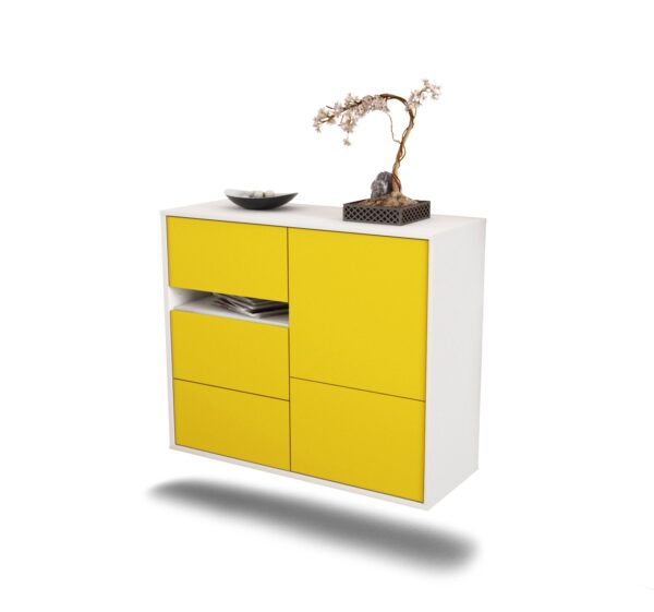 Sideboard Ontario, Gelb, hängend (92x79x35cm)