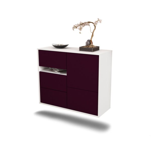 Sideboard Ontario, Lila, hängend (92x79x35cm)