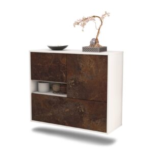 Sideboard Santa Clarita, Rost, hängend (92x79x35cm)