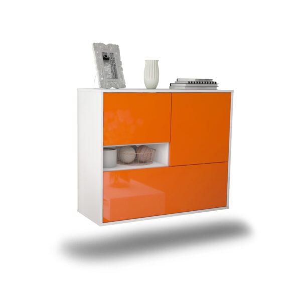 Sideboard Santa Clarita, Orange, hängend (92x79x35cm)