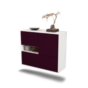 Sideboard Santa Clarita, Lila, hängend (92x79x35cm)
