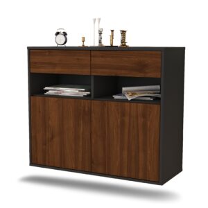 Sideboard North Las Vegas, Walnuss, hängend (92x79x35cm)