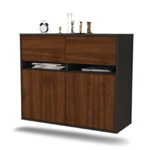 Sideboard Akron, Walnuss, hängend (92x79x35cm)