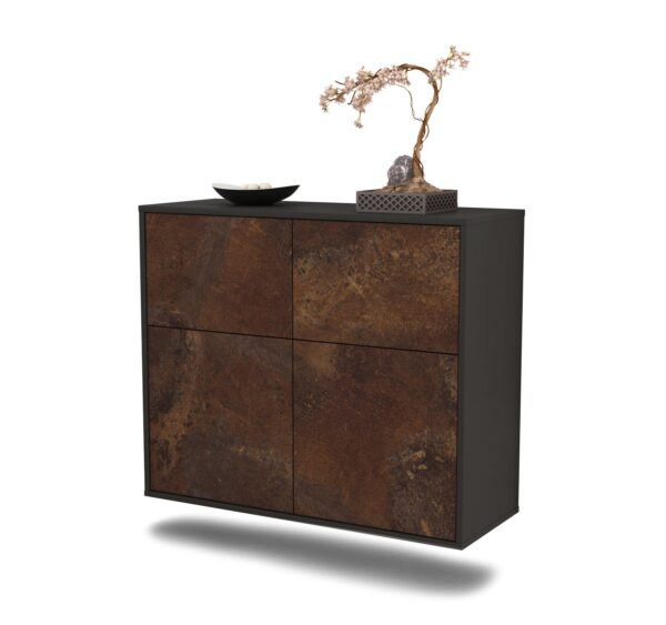 Sideboard Gilbert, Rost, hängend (92x79x35cm)