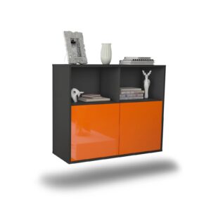 Sideboard Rochester, Orange, hängend (92x79x35cm)