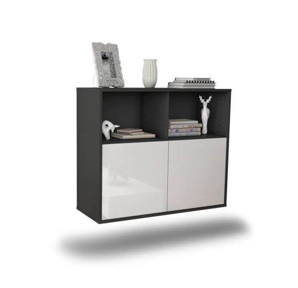 Sideboard Rochester, Weiß, hängend (92x79x35cm)