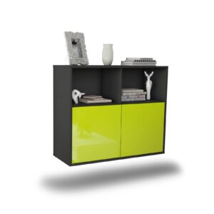 Sideboard Rochester, Grün, hängend (92x79x35cm)