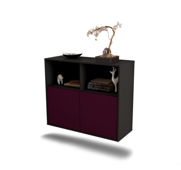 Sideboard Rochester, Lila, hängend (92x79x35cm)
