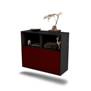 Sideboard Rochester, Bordeaux, hängend (92x79x35cm)