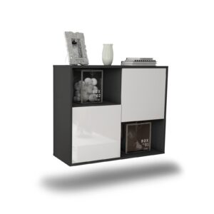 Sideboard Modesto, Weiß, hängend (92x79x35cm)