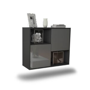 Sideboard Modesto, Grau, hängend (92x79x35cm)