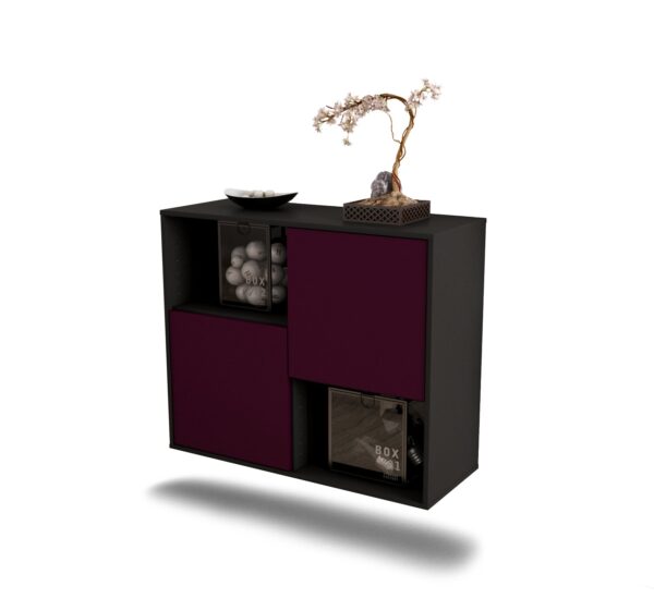 Sideboard Modesto, Lila, hängend (92x79x35cm)
