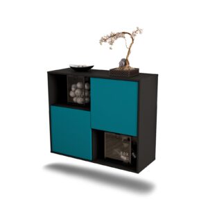 Sideboard Modesto, Türkis, hängend (92x79x35cm)